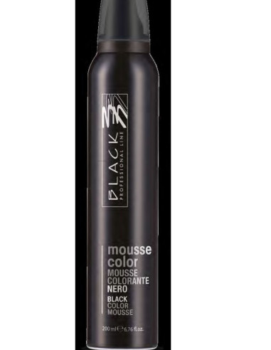 Black professional Mousse de coloração preto 200ml