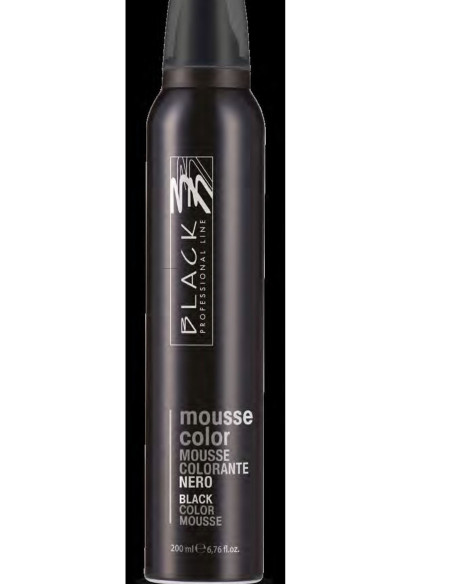 Black professional Mousse de coloração preto 200ml