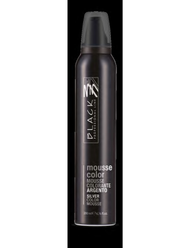 Black professional Mousse de coloração prata 200ml