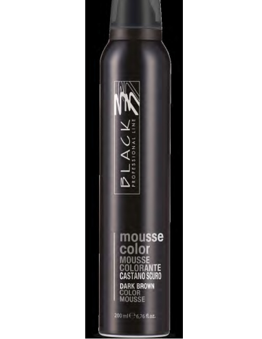 Black professional Mousse de coloração castanho escuro 200ml