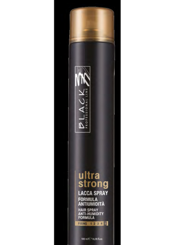 Black professional Laca ultra forte nº5 500ml