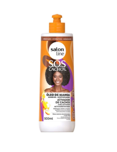 Ativador de Cachos S.O.S Cachos Óleo de Manga Salon Line 500ml