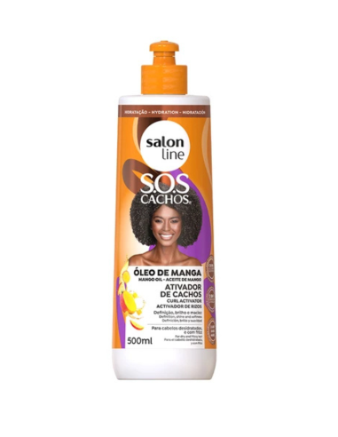Ativador de Cachos S.O.S Cachos Óleo de Manga Salon Line 500ml