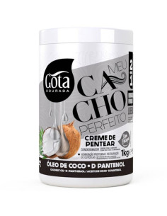 Gota Dourada Meu Cacho Perfeito Creme Pentear Oleo de Coco