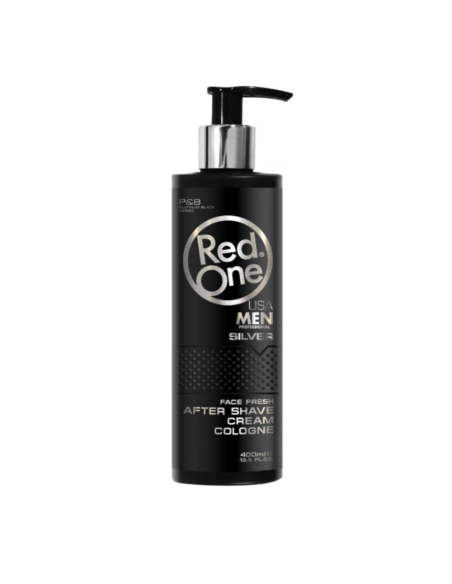 Red One After Shave Cream Cologne Silver 400ml