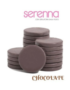 Cera discos chocolate 1kg Serenna