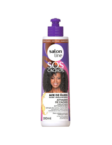 Ativador de Cachos S.O.S Cachos Super Óleos Salon Line 300ml
