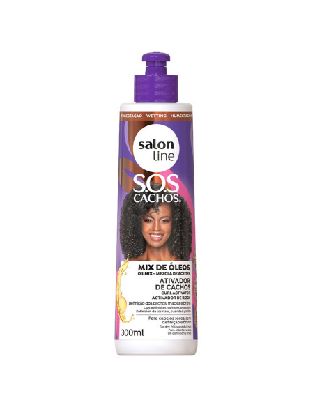 Ativador de Cachos S.O.S Cachos Super Óleos Salon Line 300ml