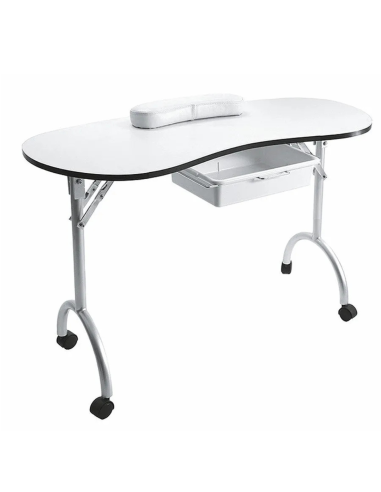 Rickiparodi Mesa de Manicure Desmontável
