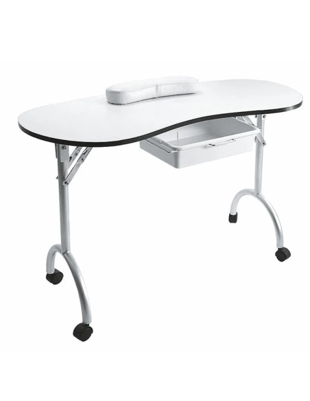 Rickiparodi Mesa de Manicure Desmontável