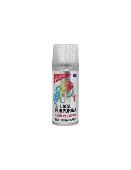 Laca Côr Fantasia Glitter Prata 100ml