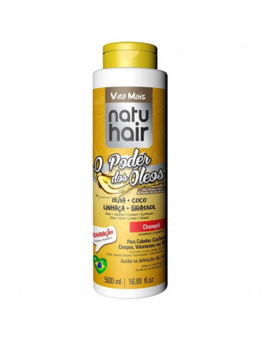 Natuhair Shampoo O Poder dos Óleos 500ml