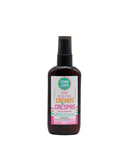 Dona Juba Sérum Mix de Óleos Cachos e Crespas 100ml