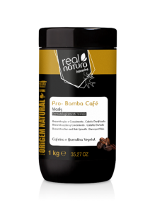Real Natura Máscara sem sal Pro-Reparação BOMBA CAFÉ 1Kg