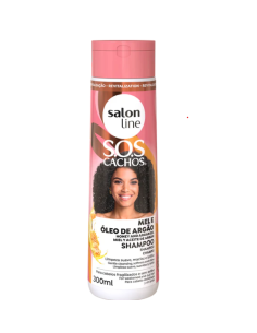 Salon Line Shampoo SOS Mel e argan Cachos Intensos 300ml