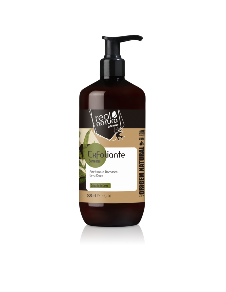 Real Natura Exfoliante Corporal Azeitona e Damasco com Erva Doce 500ml