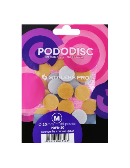 Xavi Recarga Esponja Descartavél ponteira 20mm 25pcs tamanho M