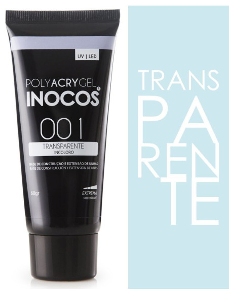 Polyacrygel bisnaga transparente 60g INOCOS