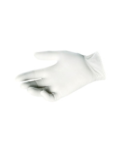 Luva Descartável Latex Branca S