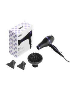 Wad BRIS Secador de Cabelo Preto Roxo Profissional
