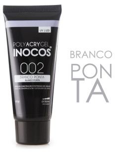 Polyacrygel bisnaga branco ponta 60g INOCOS