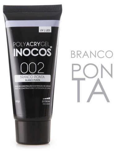 Polyacrygel bisnaga branco ponta 60g INOCOS