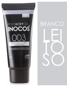 Polyacrygel bisnaga branco leitoso 60g INOCOS